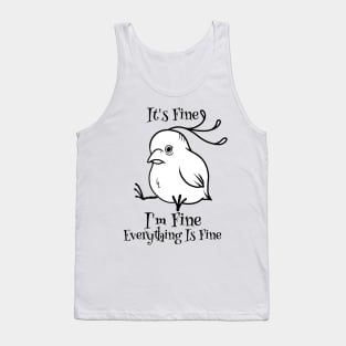 Tranquil Aviary: The Illusion of Everything is Fine Tank Top